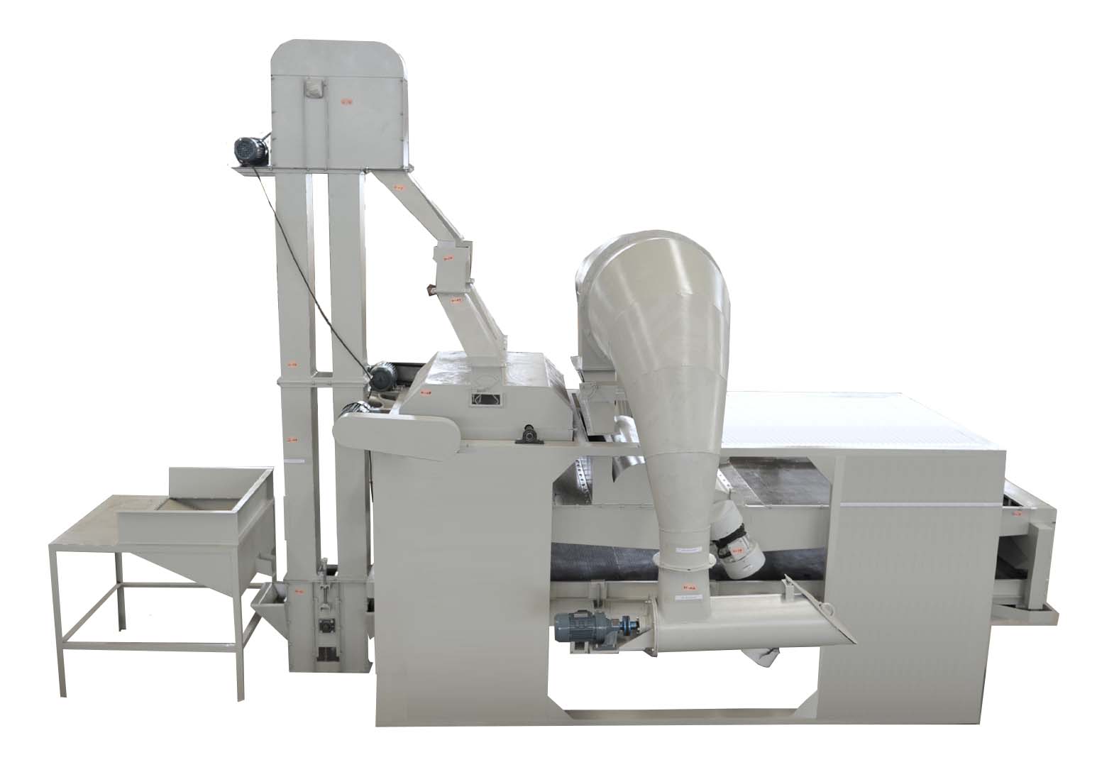 Pumpkin seed peeling machines